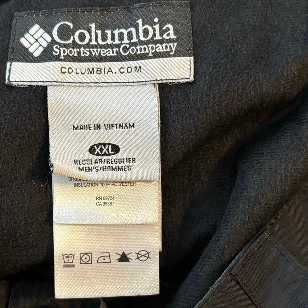 Columbia Men’s Size XXL Omni Tech Insulated Ski Pants Snow Waterproof Black - Picture 5 of 6